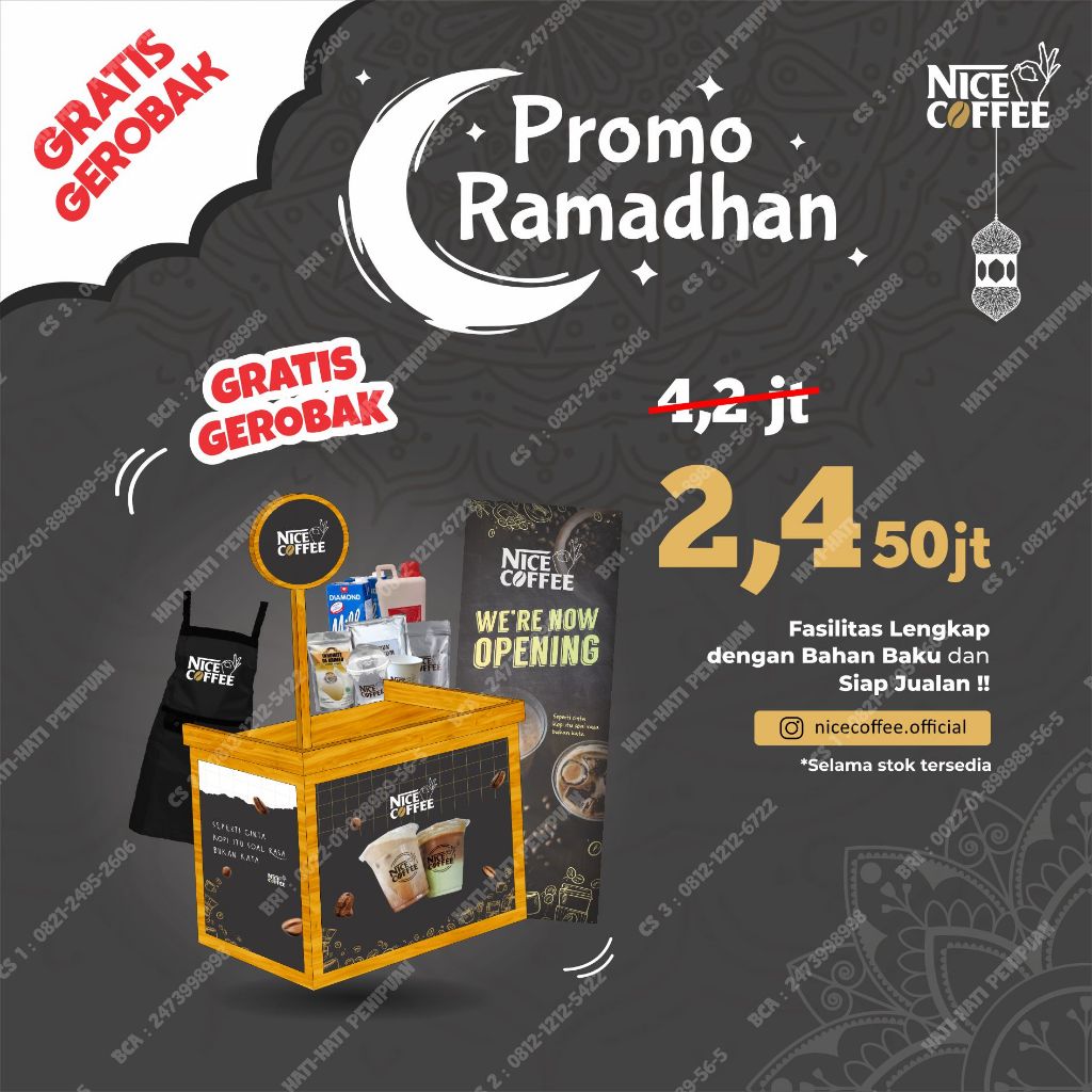 

Paket Usaha Kopi Siap Jualan - Paket Promo Ramadhan