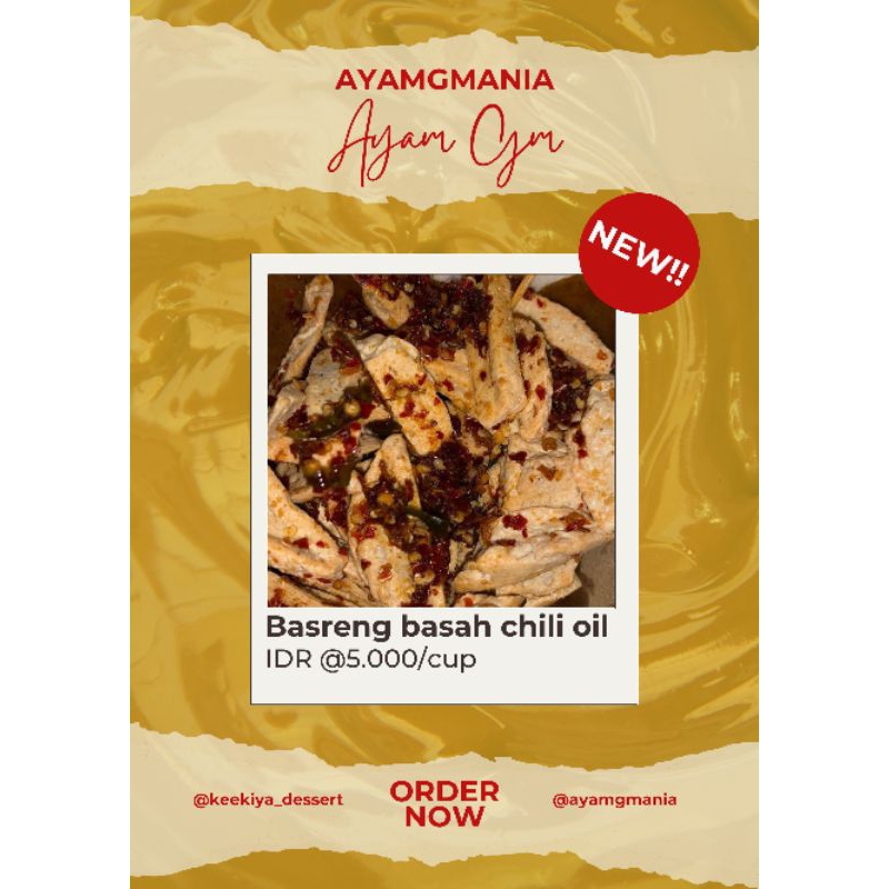 

AYAM GM || Basreng Basah Chili Oil