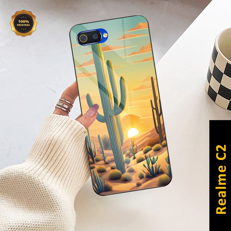 STC_Case Realme C2 Terbaru - Case kaca glosy - casing kilau hp - stasioncase - STC11
