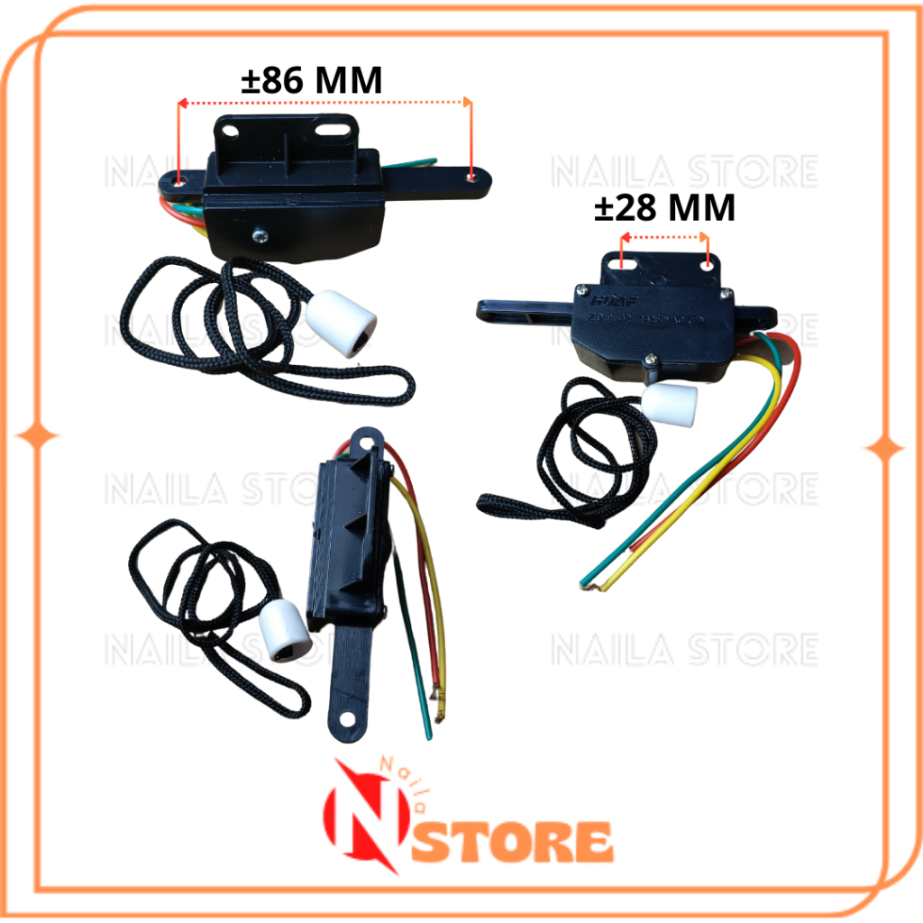 Saklar Tarikan Dinamo Kipas Angin Multi Switch Exhaust Fan Maspion Universal Hexos Maspion