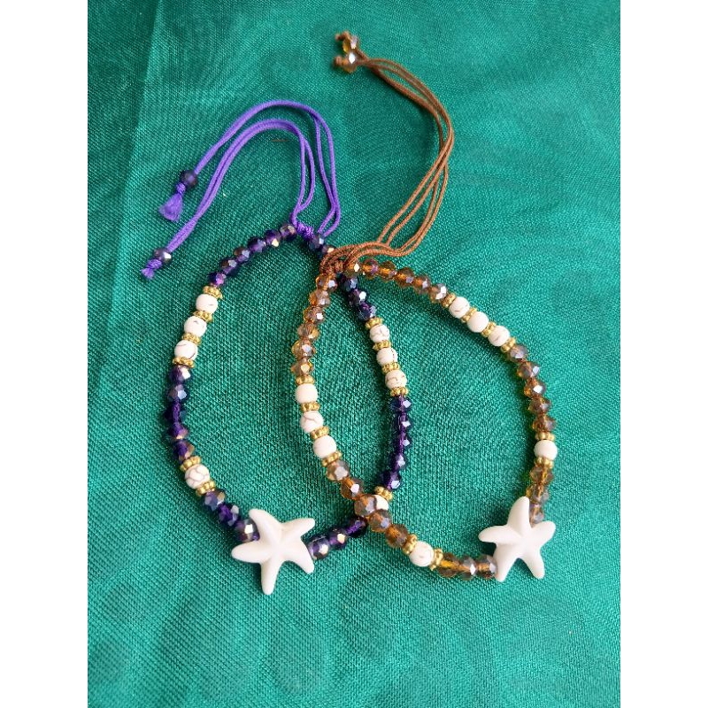 Gelang Bintang Manik Kaca Khas Bali | Gelang Cantik | Gelang Anak | Gelang Wanita | Gelang Pria | So