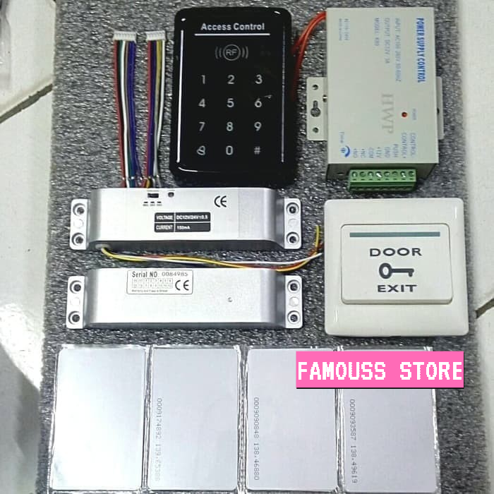 Paket Akses Kontrol/ACCESS CONTROL/DOOR LOCK/RFID/Lock ID