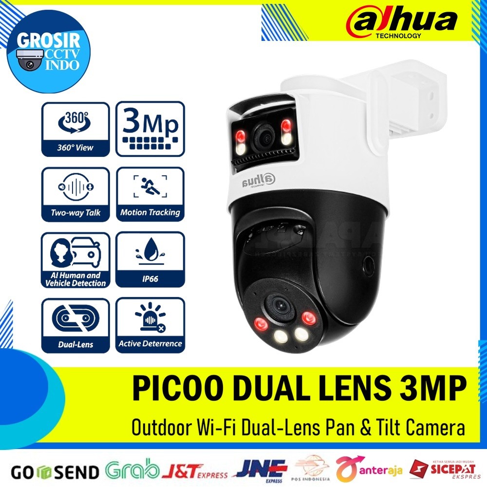 CCTV Wifi Outdoor DAHUA Picoo Dual Lens - GCI