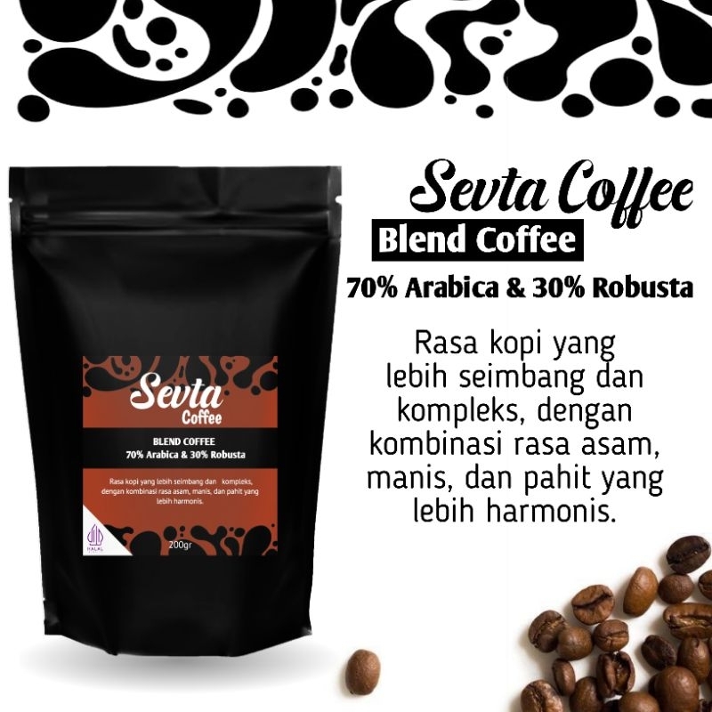 

Sevta Coffee Blend Coffee 70% Arabica & 30% Robusta