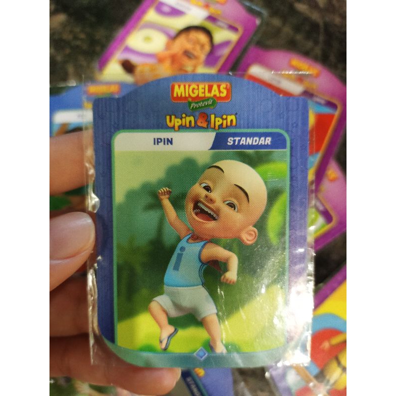 Kartu Upin Ipin x Migelas harga 5.000