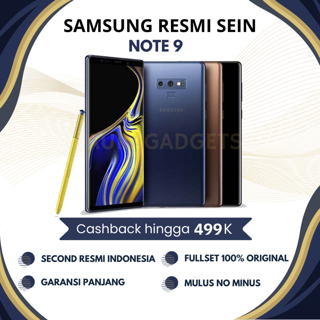 Samsung note 9 RESMI SEIN ORIGINAL FULLSET MULUS LIKE NEW | RESMI SEIN | Second Mulus |