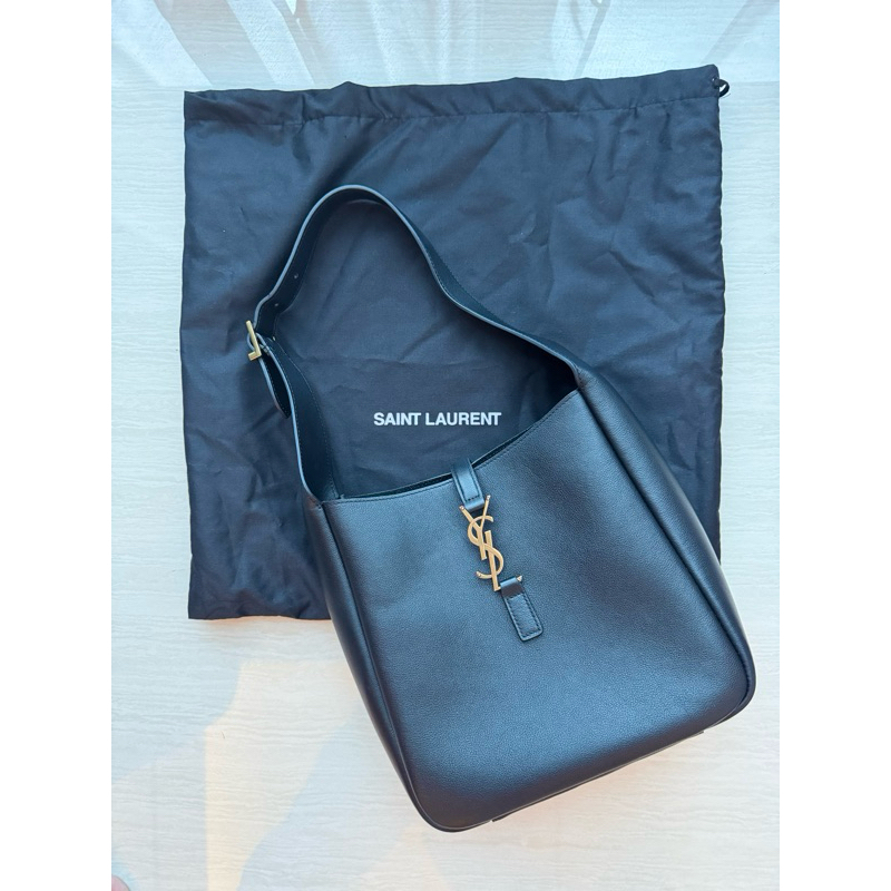 YeSL 5a7 black Grained leather