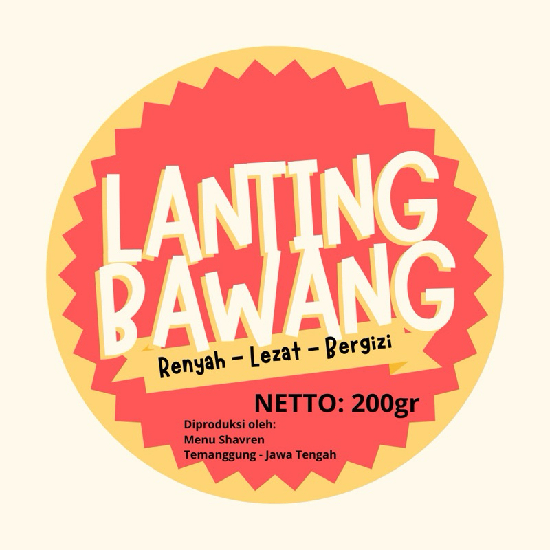 

Lanting Bawang 200gr