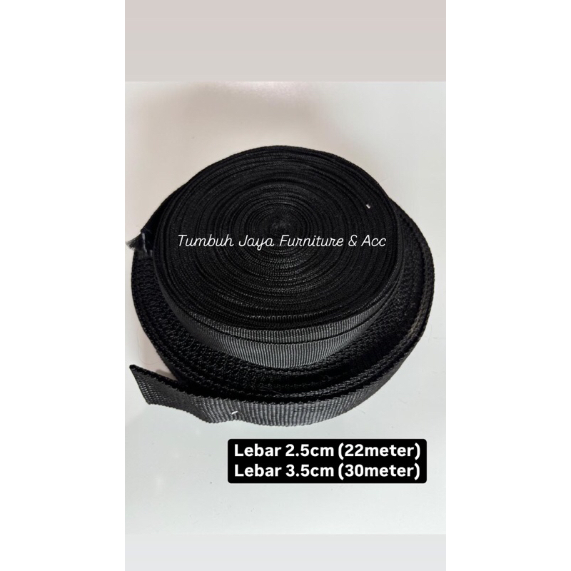 Tali Webbing Tas / Tali Bisban Pelipit lebar 2.5cm - 3.5cm