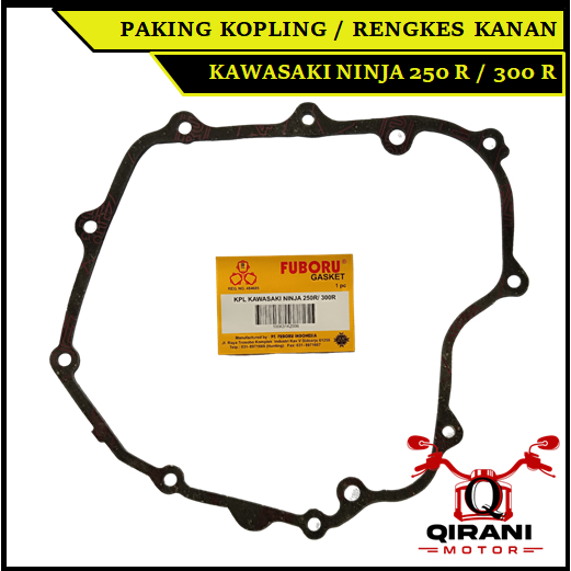 PERPAK KOPLING NINJA 250 R / 300 R GASKET PAKING KLOS RENGKES KANAN FUBORU