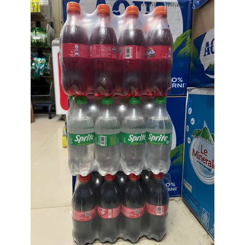 SPRITE FANTA COLA 250ML IMUT BOTOL ISI 12
