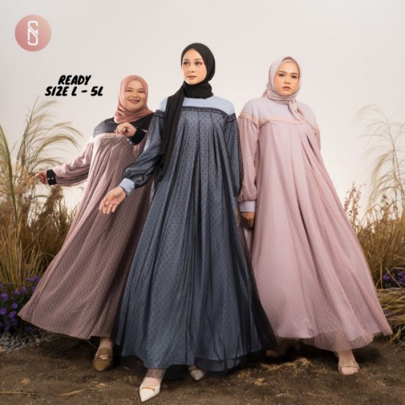 Gamis Jumbo Tile...Renda Pesta Terbaru