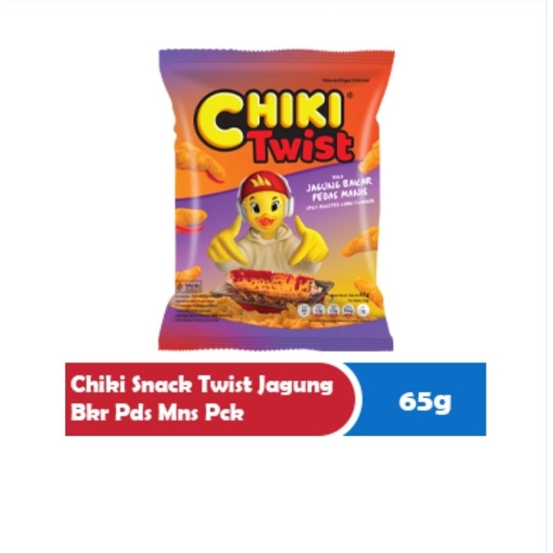 

Chiko Snack Twist Jagung Bakar Pedas Manis Pack 65gr