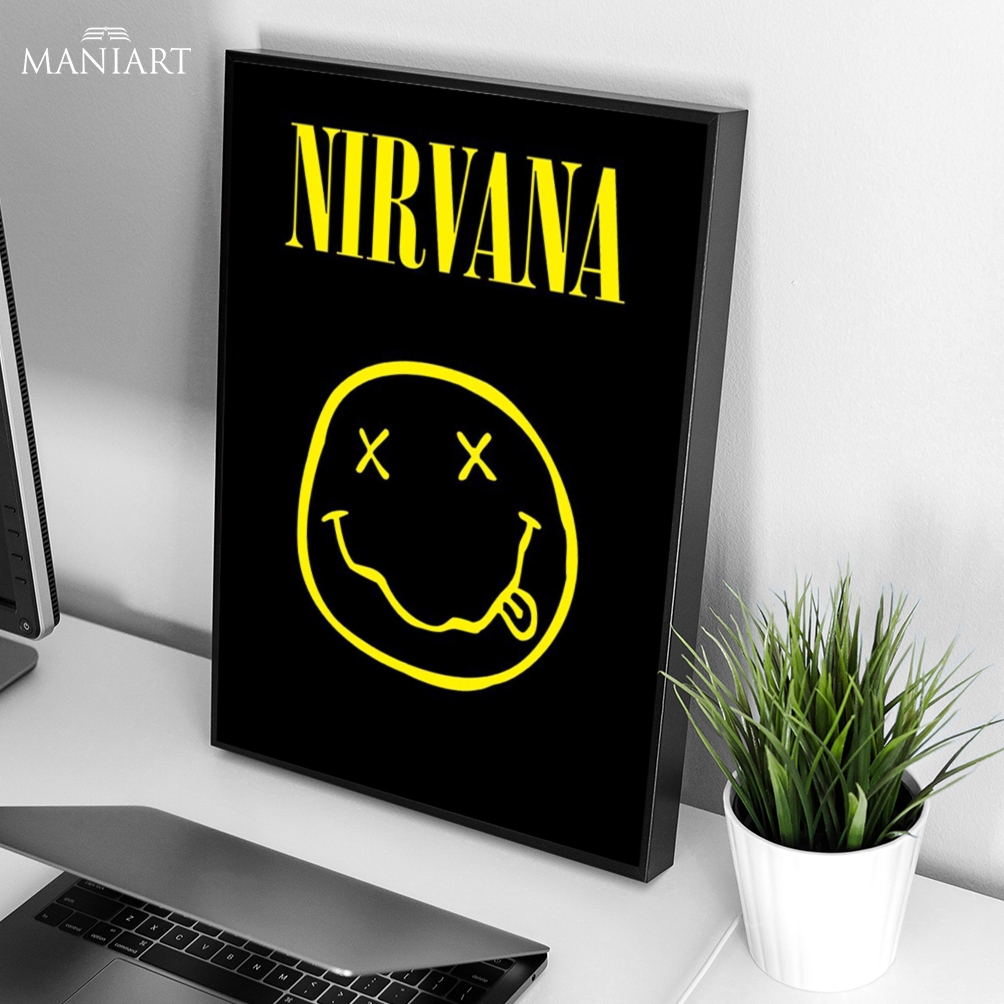 Poster Nirvana Frameblock Bingkai Dinding Premium