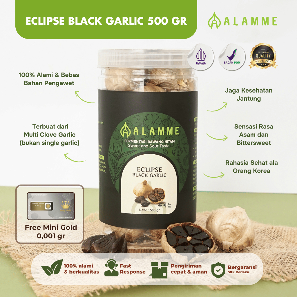 

Alamme - Black Garlic Eclipse (Multiclove) Alamme 500 Gram