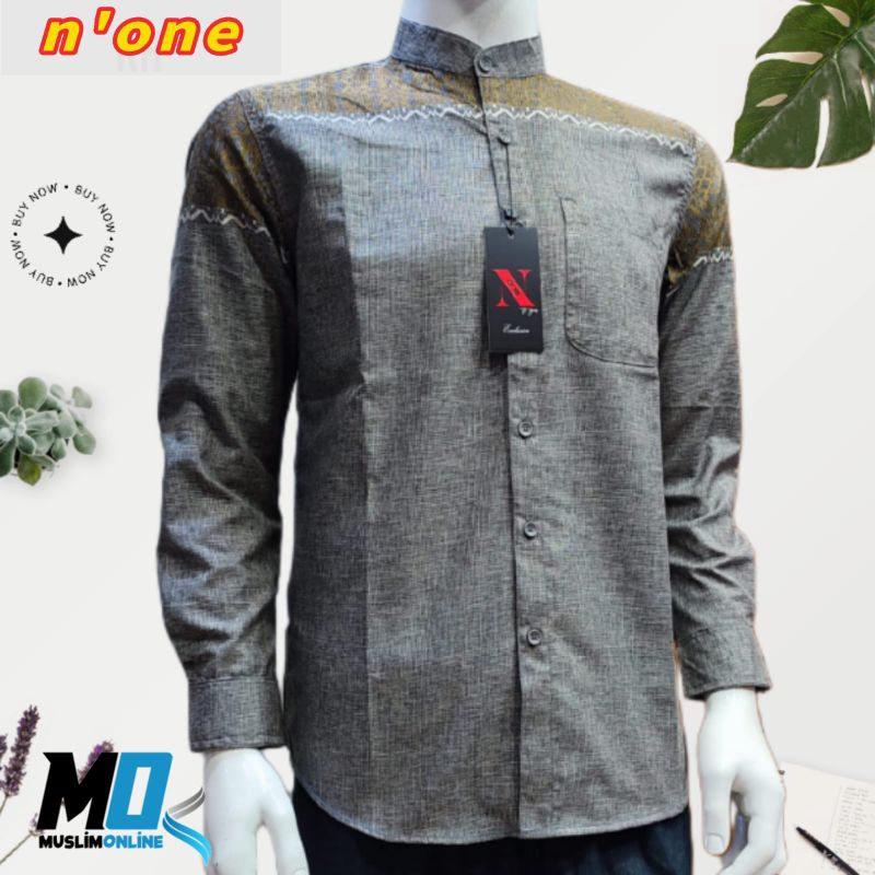 kemko KH n'one kemeja koko pria dewasa premium original