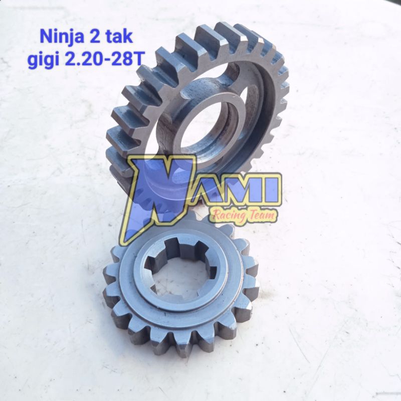 Rasio racing ninja 2 tak ninja r ninja rr gigi 2.20-28T