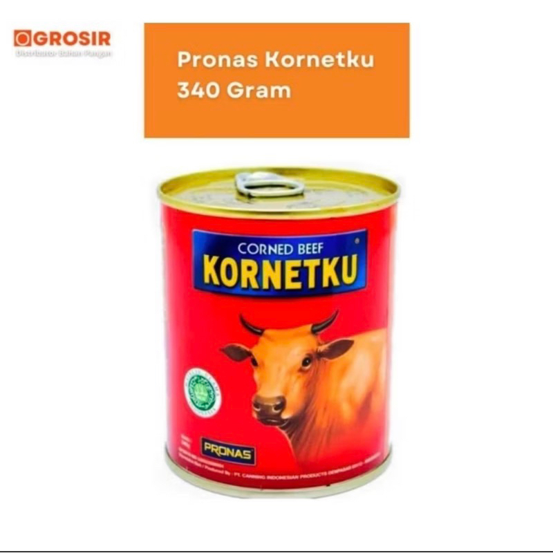 

kornet kornetku pronas 340gr / Daging Sapi