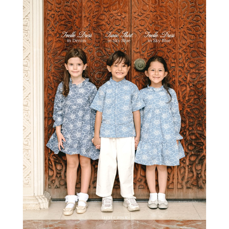 Ivelle Dress | Dress Lebaran Anak Perempuan Little Folk