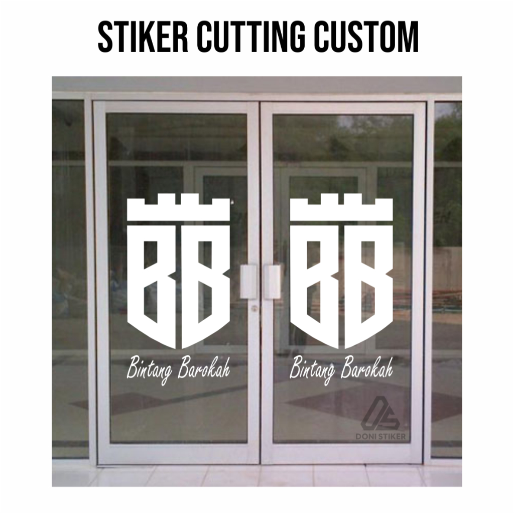 

stiker cutting custom sticker cutting branding kaca