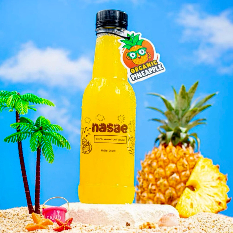 

NASAE Minuman Sari Nanas 100% Tanpa Tambahan Air Gula dan Bebas Pengawet FROZEN