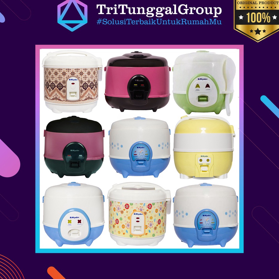 HJ6 BAYAR DI TEMPAT Magic Com Miyako MCM66  MCM 69  MCM 612  Rice Cooker Miyako 67  MCM61  MCM 512  