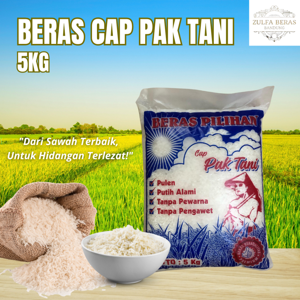 

Beras Cap Pak Tani L 5KG Beras Premium