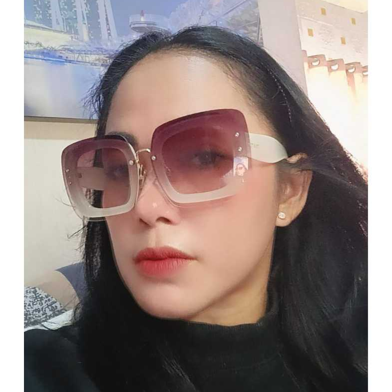 A50 Kacamata wanita premium import gaya hijab mahal cewek dewasa korea
