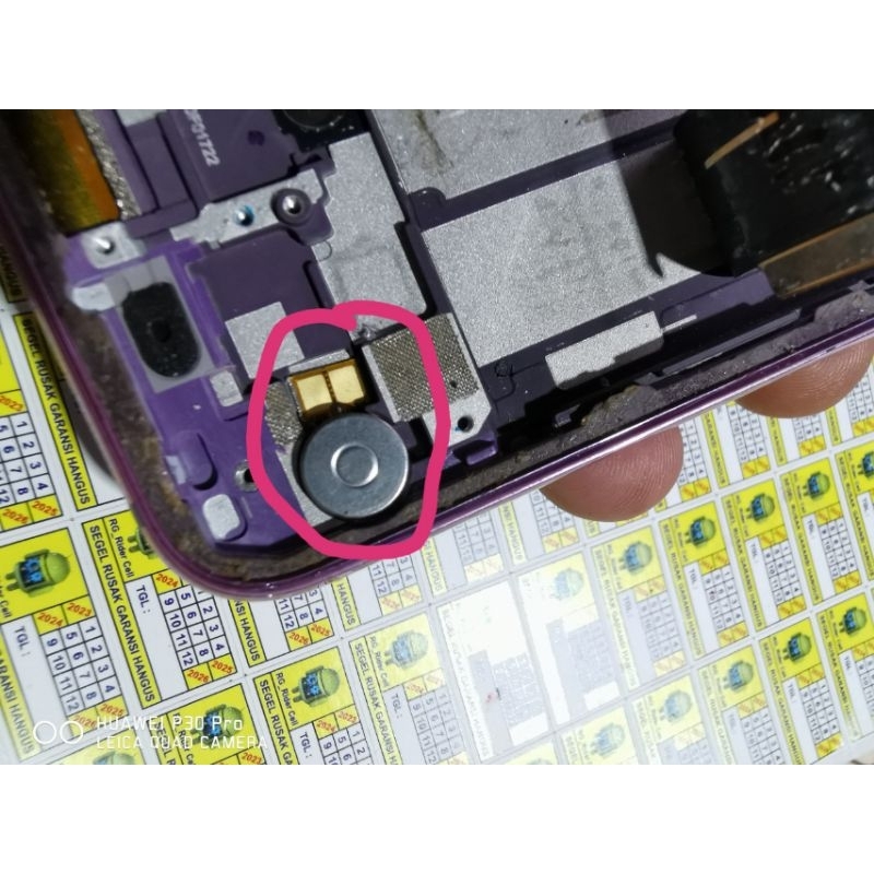 getar xiomi xiaomi mi 9 se original copotan normal jos