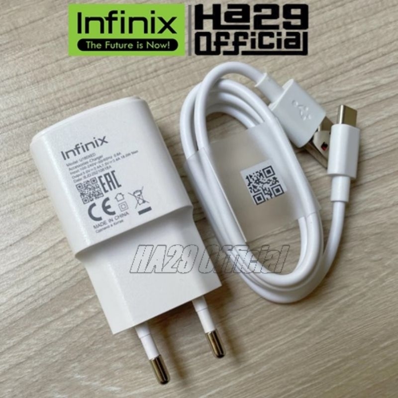INFINIX Charger Casan ORIGINAL 18W Fast Charging Compatible All Infinix