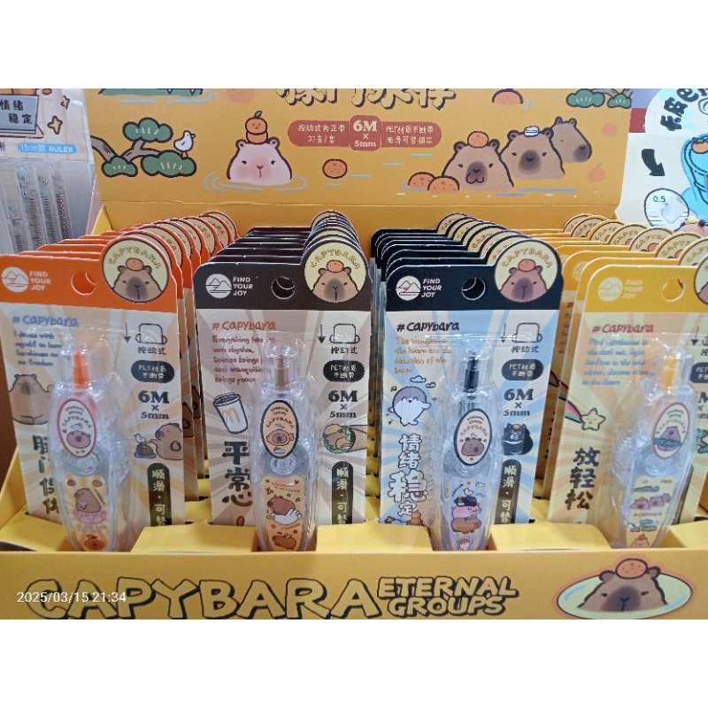 

capybara corretion tape 6mmx5mm