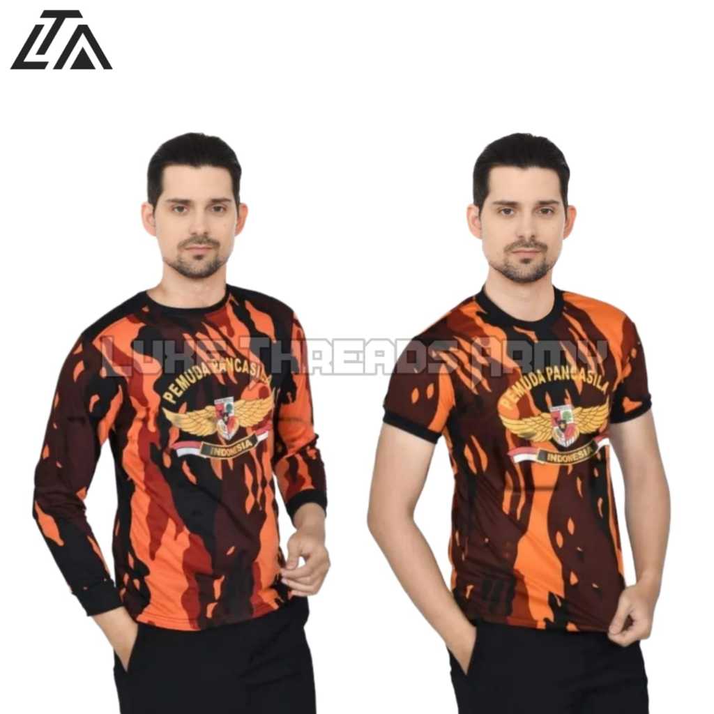 Kaos Loreng Pemuda Pancasila Baju Kaos Ormas Pemuda Pancasila Loreng Oblong Harian Terbaru