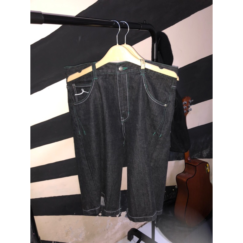 Black Jorts Pants Kno Betta Original Second