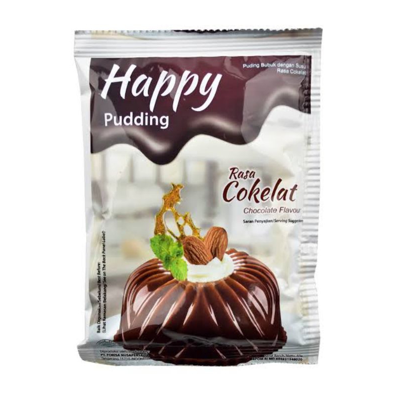 

Nutrijell HAPPY PUDING - COKLAT - Puding dgn susu 60gr