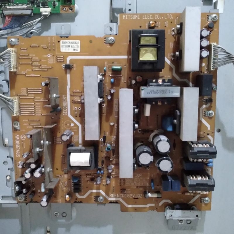 POWER SUPLAY TV LCD SHARP AQUOS 37 INCH MODEL LC-37BX6M LC37BX6M REGULATOR PSU POWER SUPPLY MESIN TV