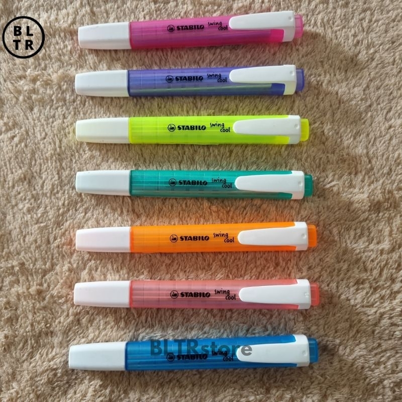 

STABILO //SWING COOL PASTEL HIGHLIGHTER PEN MARKER // SPIDOL WARNA WARNI STATIONERY //SET ALAT TULIS