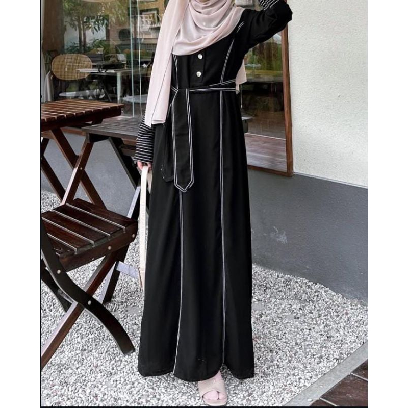 abaya hitam abaha remaja simpel elegant abaya turki abaya lokal