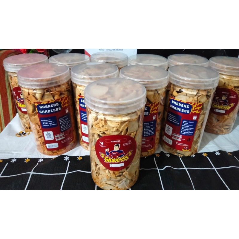 

Basreng Saadesss Toples 350gr Snack Pedas Viral