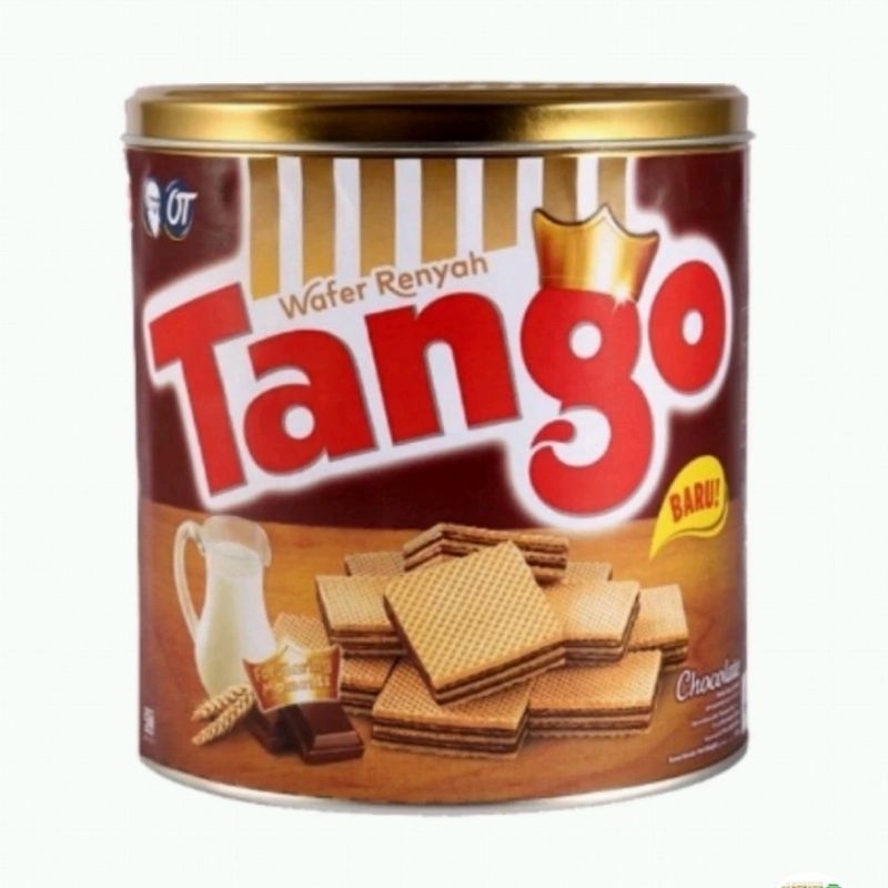 

Tango kaleng rasa coklat kemasan 240gr untuk bingkisan lebaran