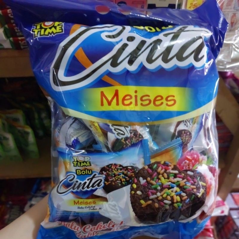 

Bolu Cinta Meises 1 bungkus isi 24 pcs