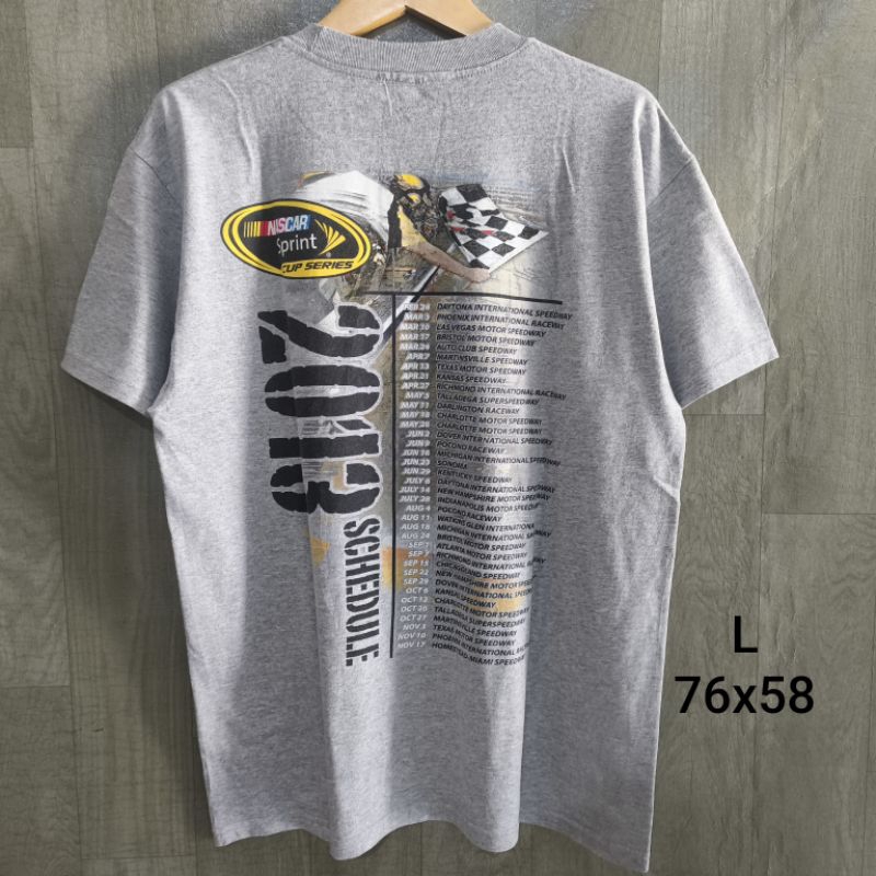Kaos T-Shirts Nascar Vintage Second Original 100%