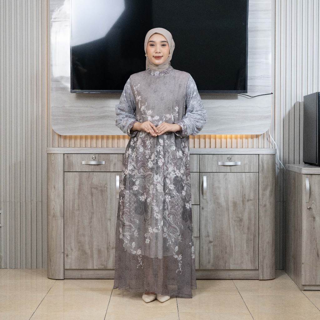 MAYANG COLLECTION - G02783 | GAMIS ATASAN WANITA BROKAT SARIMBIT LEBARAN