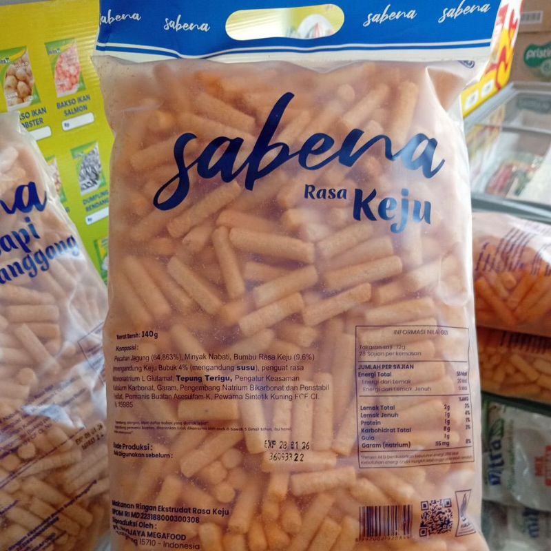 

sabena rasa keju UK 340 gr