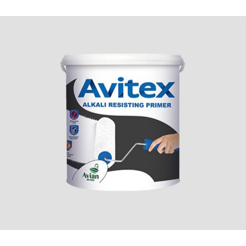 Avitex Alkali 4kg Cat dasar tembok Primer resisting Alkali primer cat dasar dinding