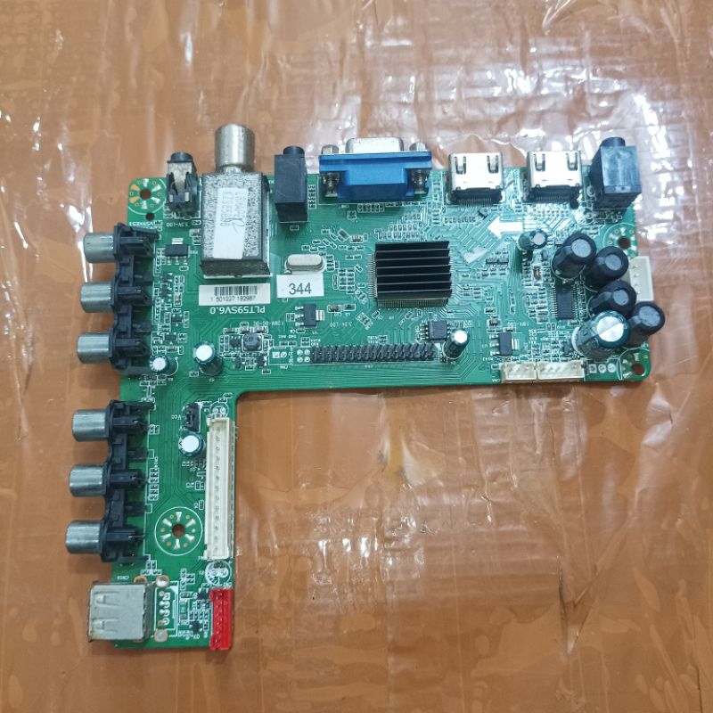 MB led tv Polytron 32T100 - mainboard tv - mesin tv led