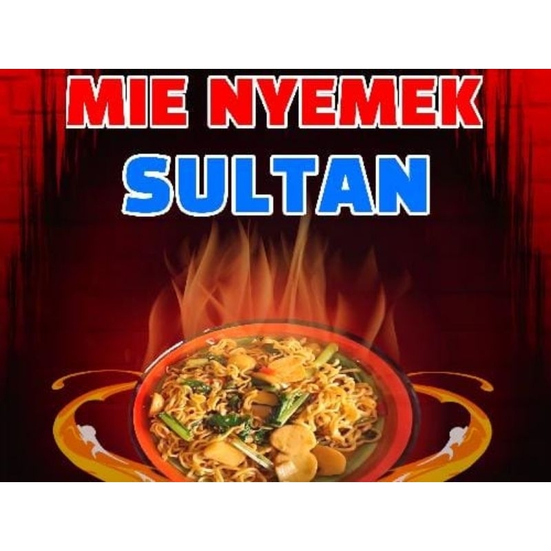 

Mie nyemek sultan Viral mie pedas kuah kental