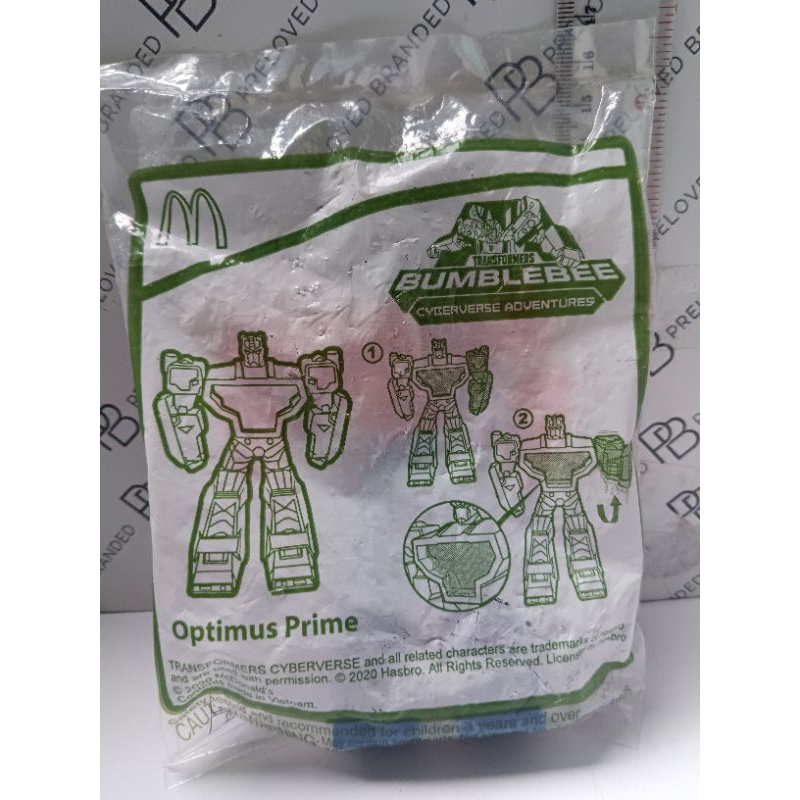 McDonald's Happy Meal- OPTIMUS PRIME  Transformers Bumblebee cyberverse Adventures