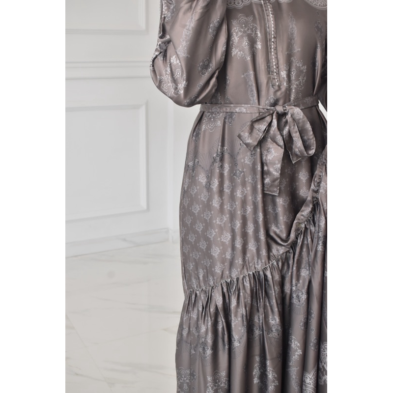 abaya motif dress armani silk kain premium (reject)