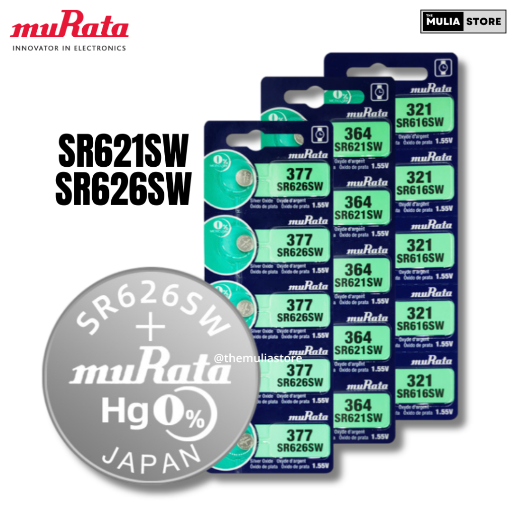 MURATA Baterai Murata Original 377/626 364/621