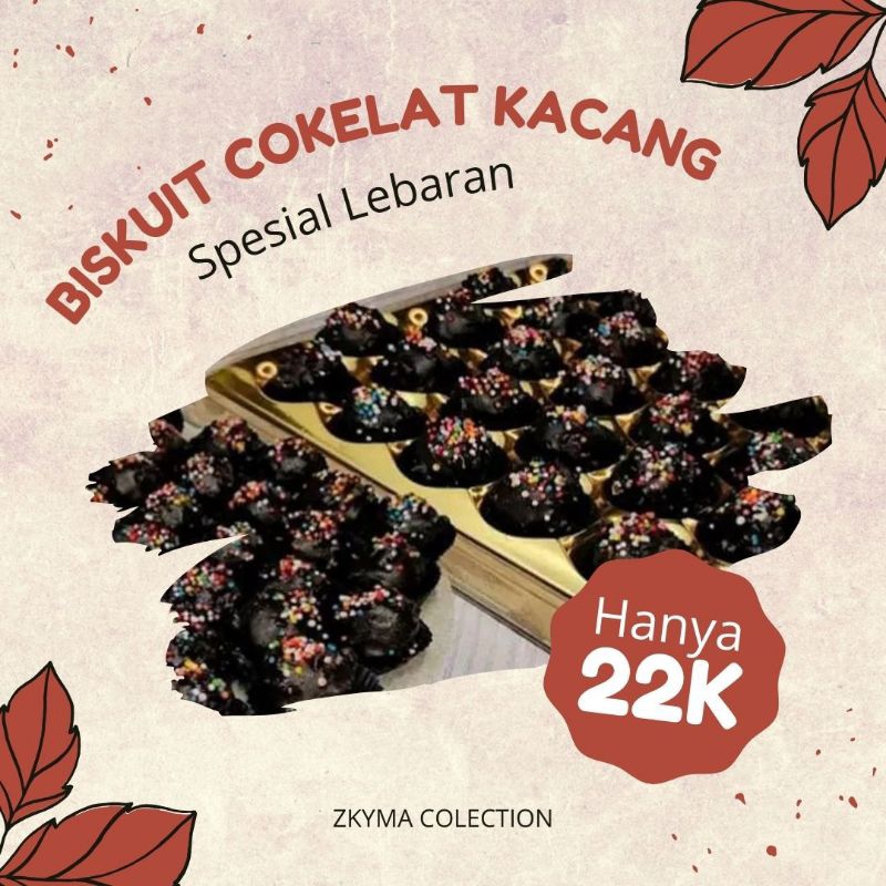 

Chocolate peanut biscuits untuk lebaran.